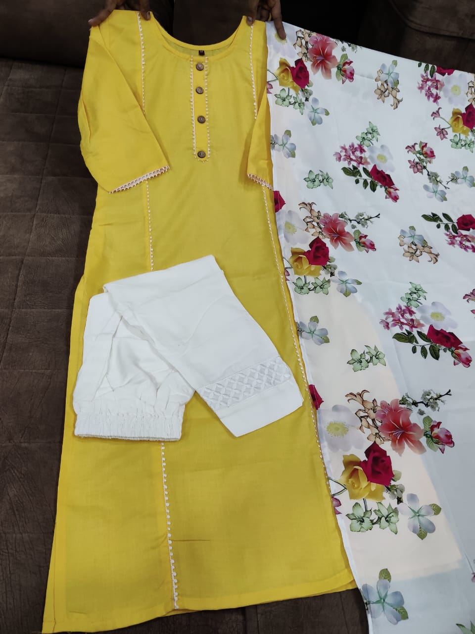 New Launching Magical Digital Print Kurti Set with Pant & Dupatta πΈπ₯
